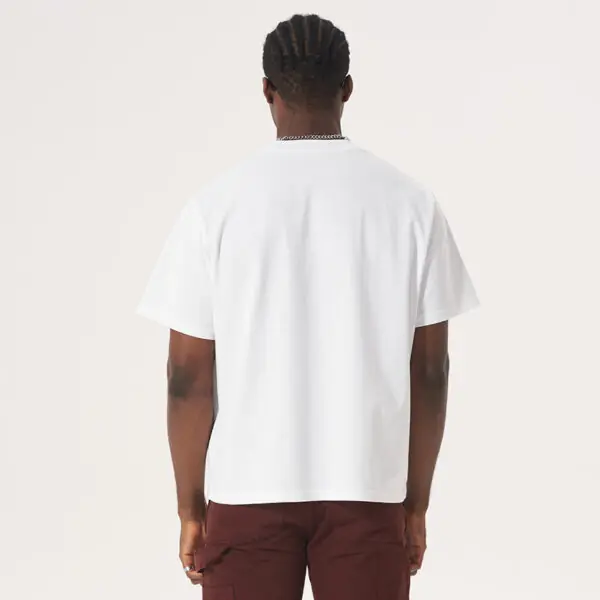 New short style tall versatile T-shirt men's American Boxy short wide version men's short-sleeved T-shirt - Image 5